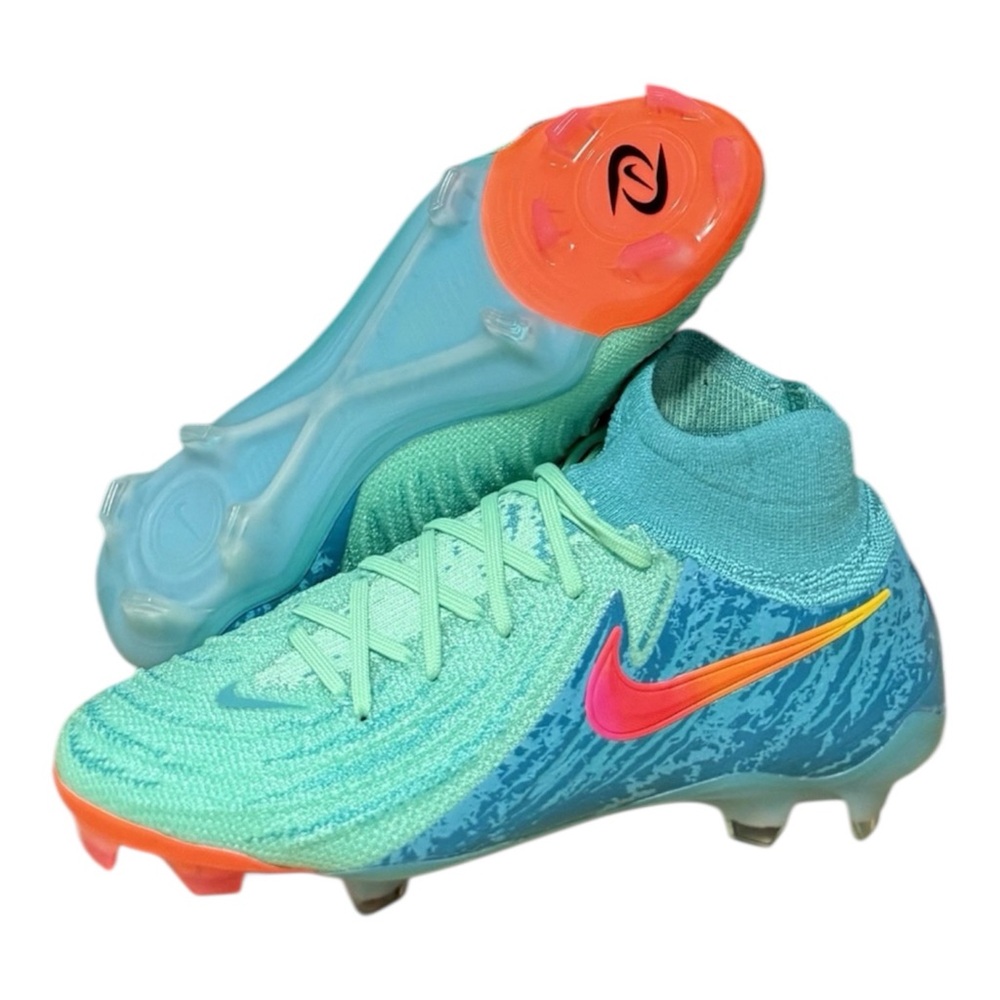 Nike Phantom Luna II Elite LV8 FG P Vortex Green Soccer Cleats FZ4949-300 Size 8